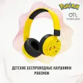 Детские беспроводные наушники OTL Покемон Пикачу, накладные, складные, Bluetooth 5.1