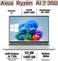 16 Ноутбук ASUS VivoBook 16X, IPS, AMD Ryzen AI 7 350 (5.0 ГГц), RAM 32ГБ, SSD 1 ТБ, Windows 11 Home + Office 2021 Pro Plus , Русская раскладка