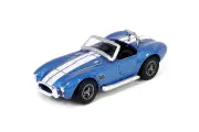 Ford shelby cobra 427 s/c carroll shelby centennial 1965 guardsman blue with white stripes (длина модели 6-10 см)