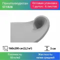 Поролон мебельный ST 1828 30x1600x2000мм, плотность 18 кг/м3