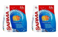 SARMA Стиральный порошок Актив Горная свежесть, для всех типов стирки, 2,4 кг, 2 штуки
