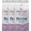 Корм для стерилизованных кошек Monge Natural Superpremium, с курицей 3 шт. x 1500 г