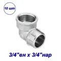 Уголок 3/4x1/2 вн-нар - 10шт