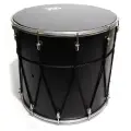 BK-13Blmv Барабан кавказский 13 с веревкой, 31х33 см, цвет — чёрный матовый, Мастерская Бехтеревых