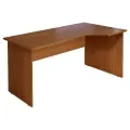 Стол письменный эргономичный Монолит, 1400х900х750 мм, правый, цвет орех гварнери, СМ4.3