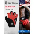 Фитнес перчатки Harbinger Flexfit 2.0, мужские, красные, размер M