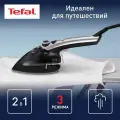 Ручной отпариватель 2в1 Tefal Tweeny Nano DV9001E0 с 2 насадками, быстрым нагревом, 950 Bт, черный/серебряный