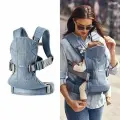 Слинг-эргорюкзак BabyBjorn One Air 3D Mesh для переноски ребенка с рождения и до 3 лет, 3 положения, Минерально-синий