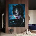 Картина Бэтмен и женщина кошка, 20х30 см.