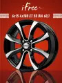 Диски автомобильные iFree Дайс 6x15 4x100 ET50 60,1 Блэк джек