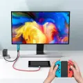 Док станция для Nintendo Switch, переходник Type-C HUB - USB 3.0, HDMI Для подключения к монитору и телевизору.