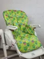 Чехол на стульчик для кормления Универсальный Совы зеленый