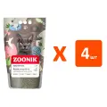 ZOONIK КОМКУЮЩИЙСЯ наполнитель комкующийся для туалета кошек с активированным углем 5 л х 4 шт
