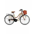 Велосипед городской SITIS MIRAGE SMRG26 26 (2025) Brown, для взрослых на рост 145-165 см, стальная рама 13,5