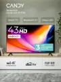 Телевизор Candy Uno FHD, диагональ 43, Smart TV, 60Гц, черный