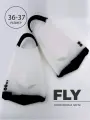 Короткие силиконовые ласты с открытой пяткой SwimRoom Fly, размер 36-37