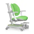 Растущее детское кресло для дома Ortoback Duo Plus Green (арт. Y-510 KZ Plus) для обычных и растущих парт + подставка для ног + чехол