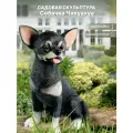 Садовая фигура Собачка чихуахуа, высота 38см. Полистоун.