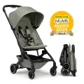 Коляска Joolz Aer+ Sage Green, серо-зеленая, легкая и компактная прогулочная коляска для путешествий