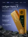 Аппаратный криптокошелек Ledger Nano X, Gold