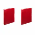 Attache Папка файловая 065-100Е, красный, 2 уп.