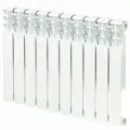 Радиатор аквапром BI 500/80 B21 10 секций, белый