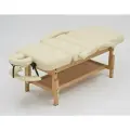 Стол массажный стационарный с рамой из бука, четырёхсекционный FIX-0A