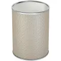 Ведро для мусора 3л открытое Geralis M-PLH-B цвет бежевый, кант хром