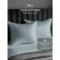 Комплект наволочек, 2 шт, 70х70, Votex, сатин страйп, серый, хлопок 100%