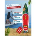 Сап борд надувной двухслойный для плаванья MY SUP 12.6 Tropics / Доска SUP board / Сапборд