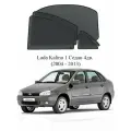 Каркасные автошторки на заднюю полусферу Lada Kalina 1 Седан 4дв. (2004 - 2013)