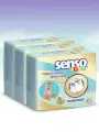 Подгузники трусики детские Senso Baby, дневные (ночные), 15+ кг, 6 размер, 66 штук, одноразовые дышащие с индикатором влаги для детей девочек и мальчиков, 3 упаковки по 22 шт