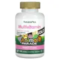 Витамины для детей, NaturesPlus Animal Parade GOLD Multivitamin Childrens, 120 жевательных таблеток, Арбуз