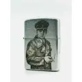 Zippo зажигалка оригинал 162 Armor хром с гравировкой штирлиц