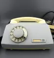 Телефонный аппарат секретной правительственной связи П-171Д проводной дисковый стационарный СССР