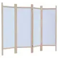 Ширма 116 кроватей, 4 створки, 178 х 235 см, белая, складная
