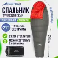 Спальный мешок TREK PLANET Suomi, черный, молния с левой стороны