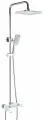Душевая стойка со смесителем Shevanik S9036F с лейкой и тропическим душем