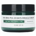Some By Mi AHA-BHA-PHA 30 Days Miracle Cream Крем для лица с 3 видами кислот и центеллой азиатской 60 мл 60 г 1 шт. 1 шт. пластиковая банка