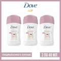 Комплект 3 шт. Антиперспирант-стик Dove Невидимый 48 часов Нежность лепестков 3 шт. по 40 мл
