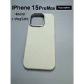 Чехол на iphone 15 Pro Max, защитный кейс LUXO на айфон 15 Про Макс под карбон , soft-touch , с рисунком