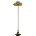 Торшер Velante 859-805-02, металл, стекло, E27, 120Вт