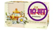 Azercay tea Пробуждение природы Чайн. напиток с Ромашкой 20 пак. х 1,8 г (комплект 10 шт.) 2760520