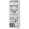 Стеллаж-750 Ширина 75 см, Глубина 28 см, Высота 215 см, цвет: Белый