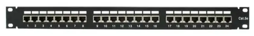 Патч-панель FTP 24хRJ-45 кат.5E 1U 19дюйм | код 10-0402 | SUPRLAN (4шт. в упак.)