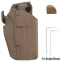 Тактическая кобура CLUSGO из нейлона для правой руки, Бежевый