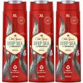 Old Spice Deep sea Гель для душа мужской, 400 мл х 3 шт