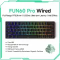 Akko MonsGeek FUN60 механическая клавиатура 60%, Pro Black Wired