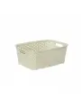Набор корзин RATTAN слоновая кость 21.3х29х11см 2 шт