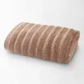 Полотенце махровое банное Ecotex Волна 70x140, цвет пудровый